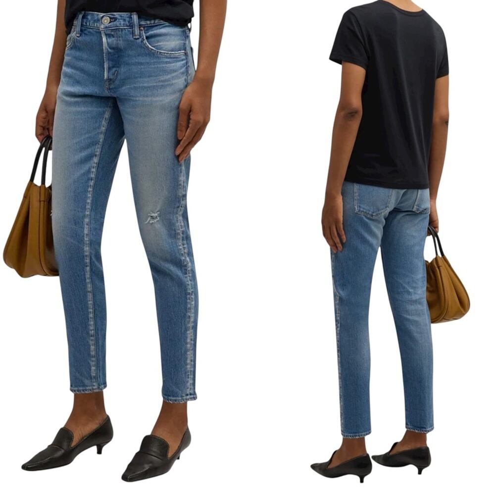 MOUSSY Kendall Tapered Straight Leg Ankle Jeans
